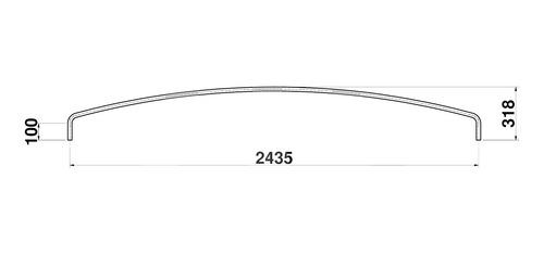 Kit 7 Arco De Lona 2.43 + 14 Suporte Para Carreta Graneleira