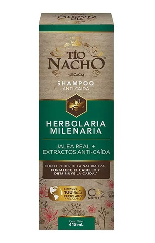 Tío Nacho Shampoo Herbolaria Milenaria 415 Ml