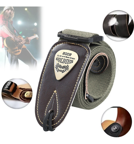 Tali Strap Para Guitarra Ajustable O Bajo Varios Colores