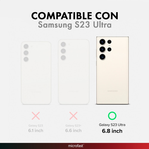 Imagen 2 de 10 de Funda Ringke Original Samsung S23 Ultra Fusion-x Black Tpu