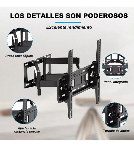 Soporte Base Para Tv Plegable Telescópico 32 A 80 Pulgadas