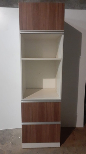 Imagen 2 de 8 de Mueble Torre Para Microondas Y Horno De Empotrar