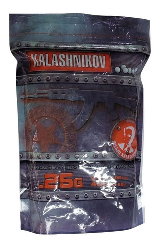 Balines Airsoft 6 Mm Kalashnikov 0.25g 4000un