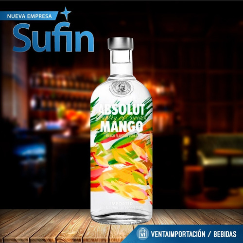 Vodka Absolut Sabor Mango Importado 750ml
