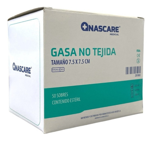 Gasa Esteril 7,5x7,5 Med´s Caja De 50 Unidades - Zona Medica