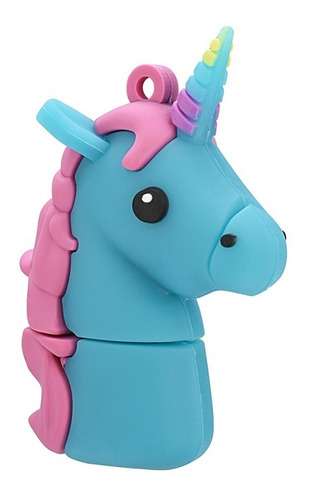 Lindo Pendrive Figura De Unicornio 32 Gb