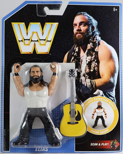 Wwe Elias Retro App Figura De Accion