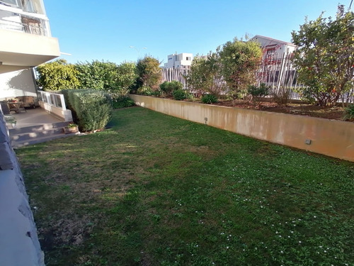 Lindo Departamento Con Jardín Privado En Reñaca