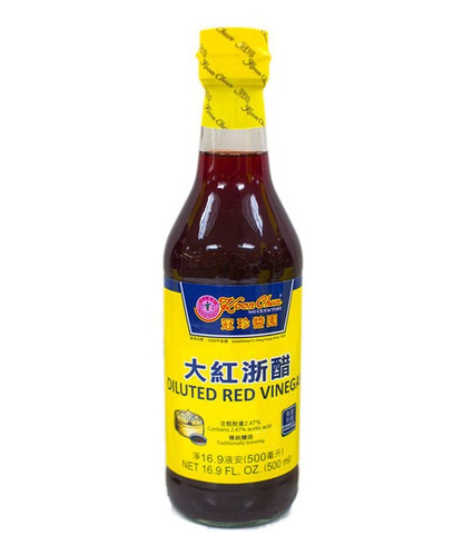 Koon Chun Diluted Red Vinegar 500ml - 2 Botellas