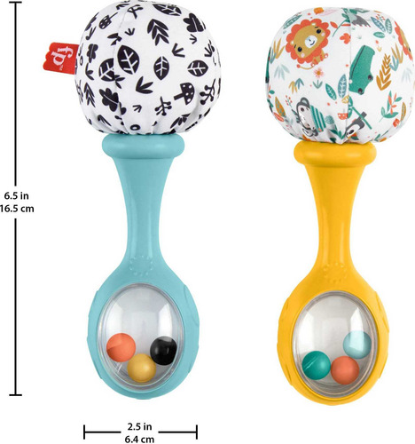 Fisher-price Baby Rattle N Rock Maracas Toys W.