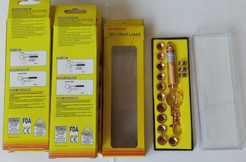 Juguete Gatos Apuntador Láser Luz Roja 12 Puntas De Diseños