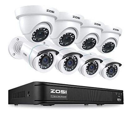 Zosi 4k 16ch Poe Security Camera System, 16ch 4k Nvr 4f3sn