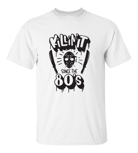 Playera Jason Vorhees 80s Serial Killer Retro Vintage M3204