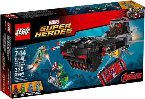 Lego Marvel 76048 Iron Skull Sub Attack