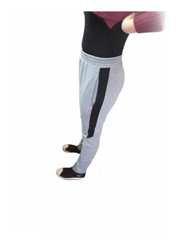 Pantalón Jogging Mujer Tiro Alto De Frisa Invierno Calidad