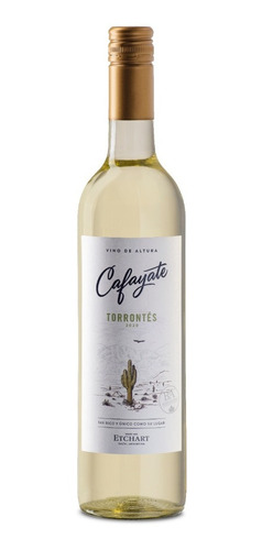 Imagen 1 de 1 de Vino Blanco Cafayate Torrontés Botella De 750 Ml
