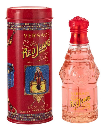 Red Jeans By Versace 100% Original Dama Edt 75ml