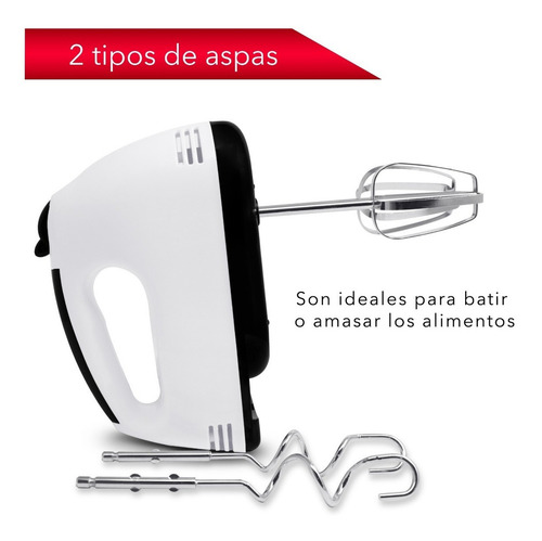 Rca Batidora De Mano 7 Velocidades Rc-093 Color Blanco
