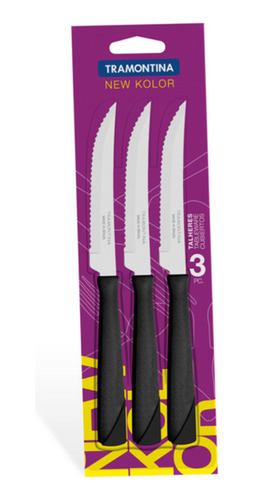 Set 3 Cuchillo Mesa New Color 23160-304 Tramontina X. Xavi