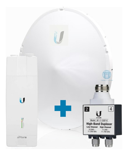 Ubiquiti Combo Radio Af-11fx+ Antena Af-11g35+ Duplexor Hb