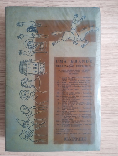 Livro O País Do Carnaval Cacau Suor Jorge Amado (Usado)