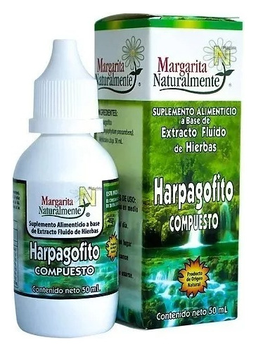 Imagen 1 de 1 de Harpagofito Compuesto Extracto 50 Ml Margarita Naturalmente Sabor Natural