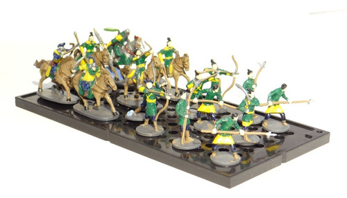 Guerreros Miniaturas Los De Verde Lanceros Y Arqueros #07