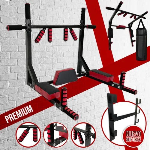 Gym Barra Para Dominadas Color 8 En 1 Uso Rudo 400kg Cuotas sin