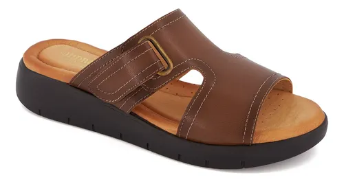 Sandalia Casual Andrea Para Mujer Tipo Mule Cafe
