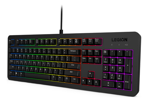Teclado Para Juegos Lenovo Legion K310 Rgb Con Cable Resiste