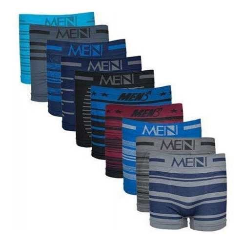Imagen 6 de 9 de Combo Hombre 6 Boxer + 12 Pares De Medias Soquetes