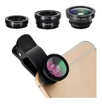 Comprar Lente Ojo D Pez Gran Angular Macro Todos Los Celulares Envio