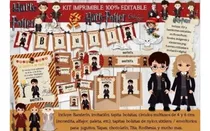 Comprar Kit Imprimible Candy Bar Harry Potter 100% Editable