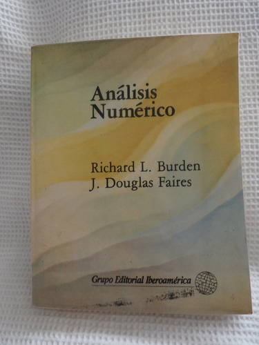 Libro De Matemáticas. Anàlisis Numerico, R.burden/ D.faires.