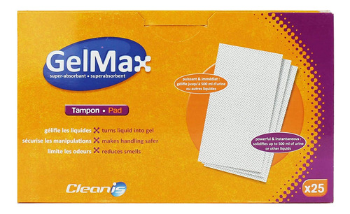 Gelmax - Almohadilla Super Absorbente, 25 Unidades, Almohadi