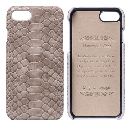 Funda De Teléfono Con Textura Gris Para 7/8