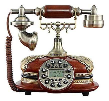 Teléfono Antiguo Telpal Con Cable, Teléfono Para El Hogar, O
