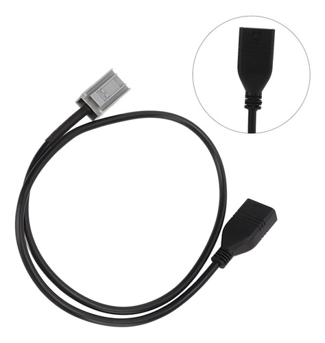 Adaptador Usb Cable Coche Soporte Mp3 Wma Wav Reemplazo Para