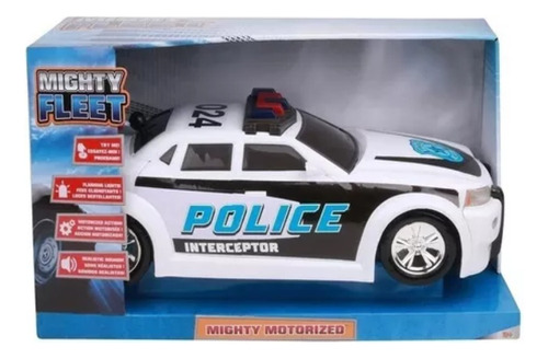 Carro De Policia Grande Policias Mighty Fleet