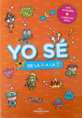 Yo Se - De La A A La Z (con Stickers Y Juego Mesa) Infantil