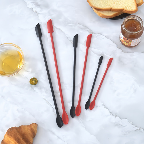 Cucharas De Silicona De Cocina Reutilizables De 6 Piezas