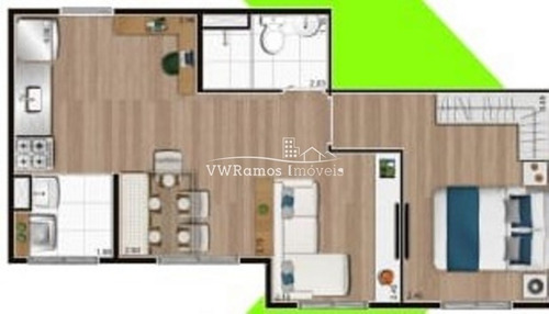 Imagem 9 de 18 de Apartamento Em Condomínio Padrão Para Venda No Bairro Mooca, 2 Dorm, 1 Vagas, 35m² - 1221