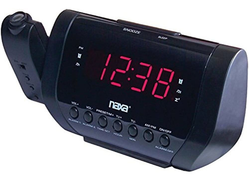 Despertador Dual De Proyección Naxa Electronics Nrc-173, Pan