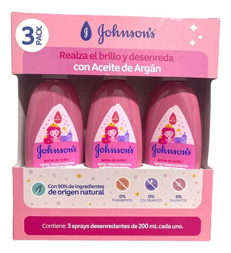 Pack shampoo + acondicionador + spray fuerza y vitamina, Johnson's