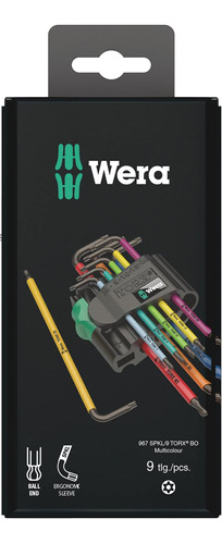 Wera Tools Tx Bo Sb L-key Set Tornillos Torx A Prueba De Man