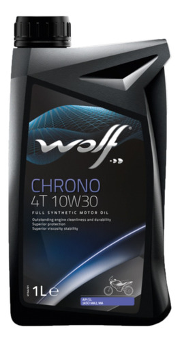 Aceite Wolf Para Moto 10w30 Full-sintético  