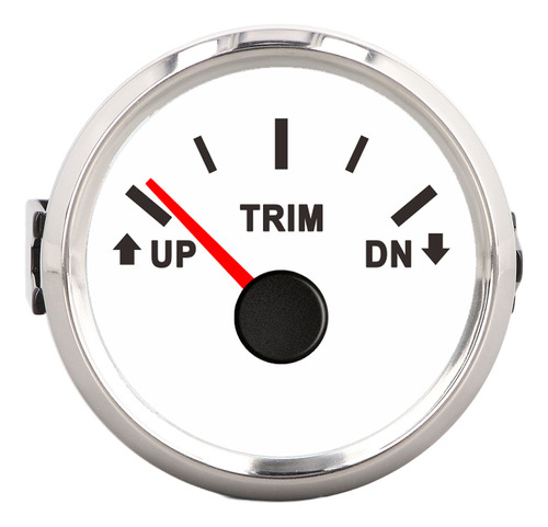 Marine Trim Gauge Boat Up Dn Ip67, 52 Mm, Impermeable, Rojo