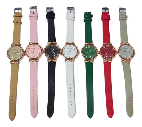 Relojes Pulsera Dama Por Mayor Por 5 Unidades 