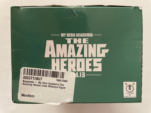Banpresto Deku Izuku Midoriya My Hero Academia Vol.13 Bandai (Usado)