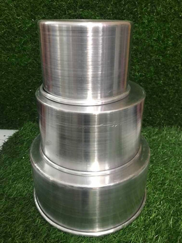 Moldes Para Torta De Aluminio Medida 14 18 22 Por 10cm Alto